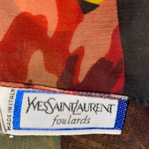 YSL silk scarf - Picture 4 of 5